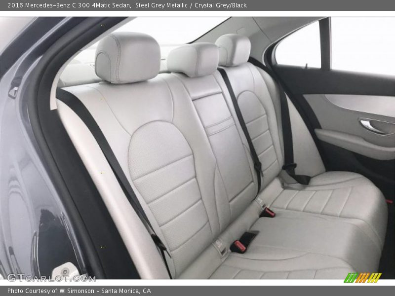 Steel Grey Metallic / Crystal Grey/Black 2016 Mercedes-Benz C 300 4Matic Sedan