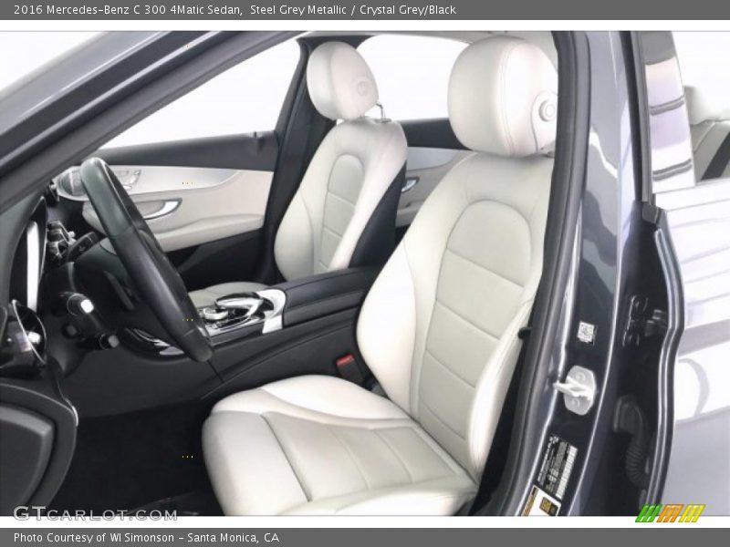 Steel Grey Metallic / Crystal Grey/Black 2016 Mercedes-Benz C 300 4Matic Sedan