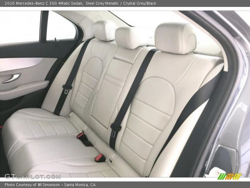 Steel Grey Metallic / Crystal Grey/Black 2016 Mercedes-Benz C 300 4Matic Sedan