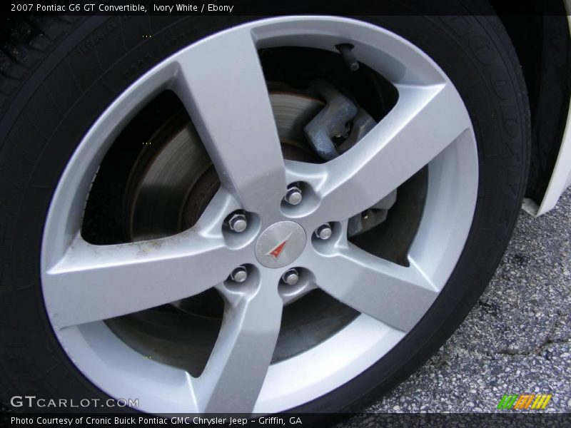 Ivory White / Ebony 2007 Pontiac G6 GT Convertible