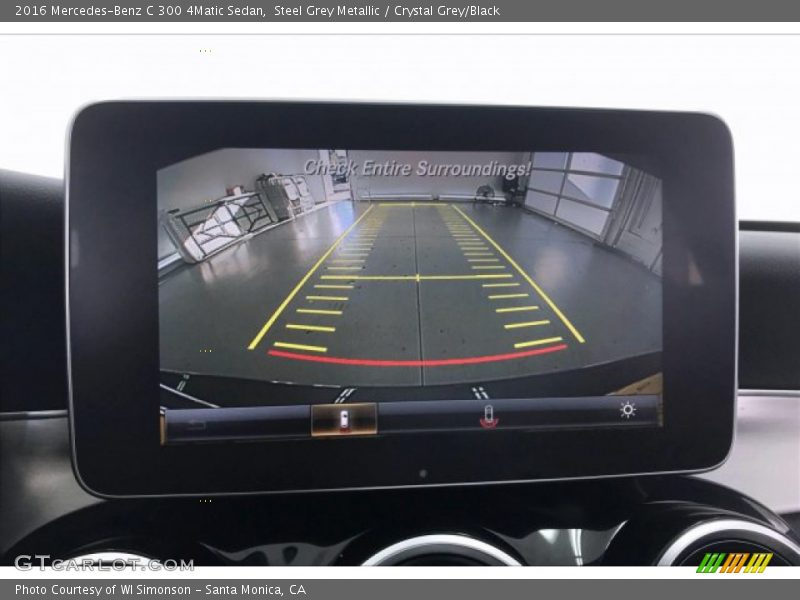 Steel Grey Metallic / Crystal Grey/Black 2016 Mercedes-Benz C 300 4Matic Sedan