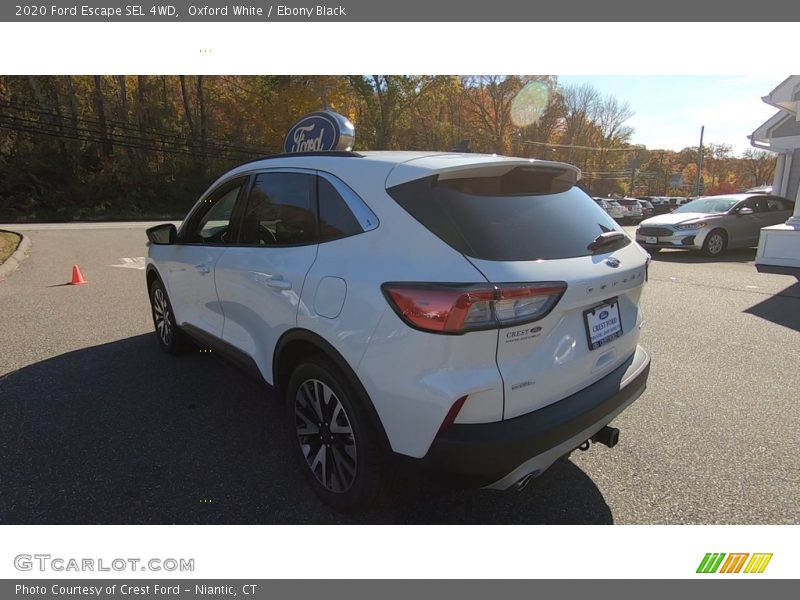 Oxford White / Ebony Black 2020 Ford Escape SEL 4WD