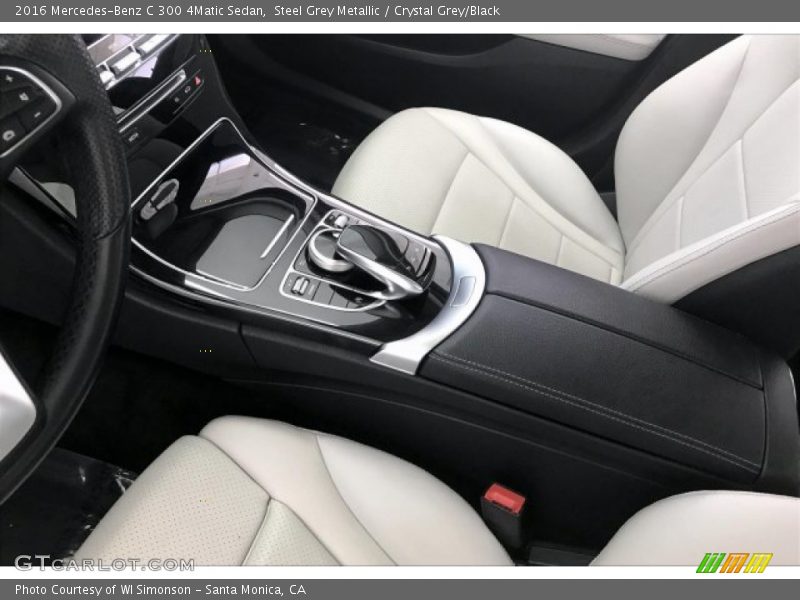 Steel Grey Metallic / Crystal Grey/Black 2016 Mercedes-Benz C 300 4Matic Sedan