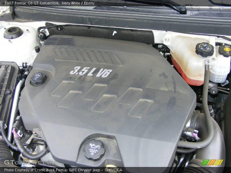 Ivory White / Ebony 2007 Pontiac G6 GT Convertible