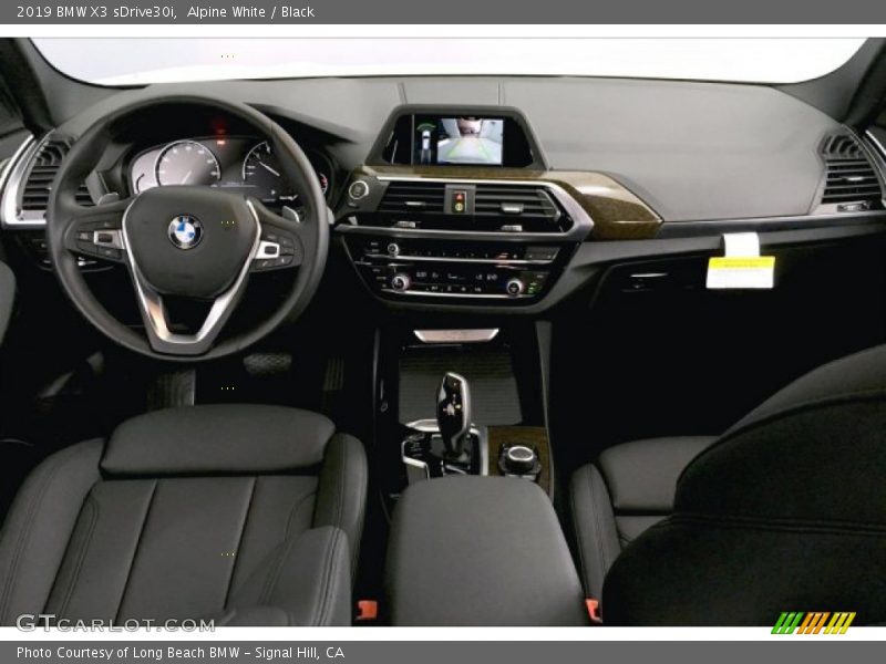 Alpine White / Black 2019 BMW X3 sDrive30i