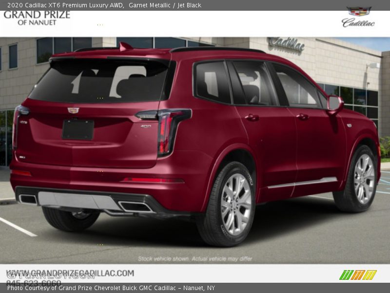 Garnet Metallic / Jet Black 2020 Cadillac XT6 Premium Luxury AWD