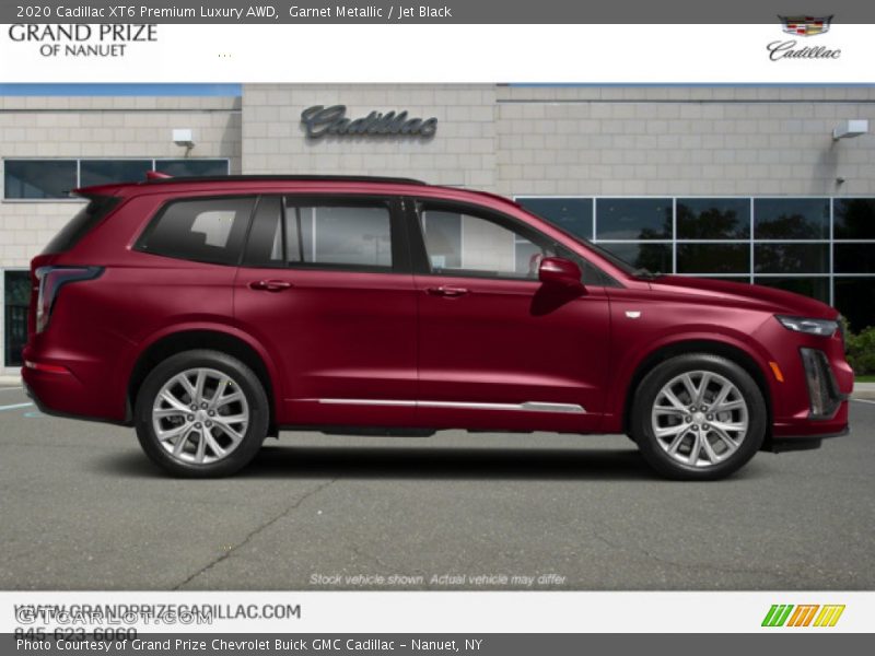 Garnet Metallic / Jet Black 2020 Cadillac XT6 Premium Luxury AWD