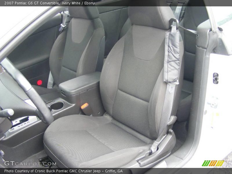 Ivory White / Ebony 2007 Pontiac G6 GT Convertible
