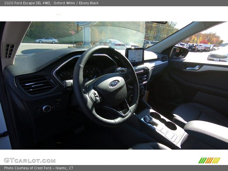 Oxford White / Ebony Black 2020 Ford Escape SEL 4WD