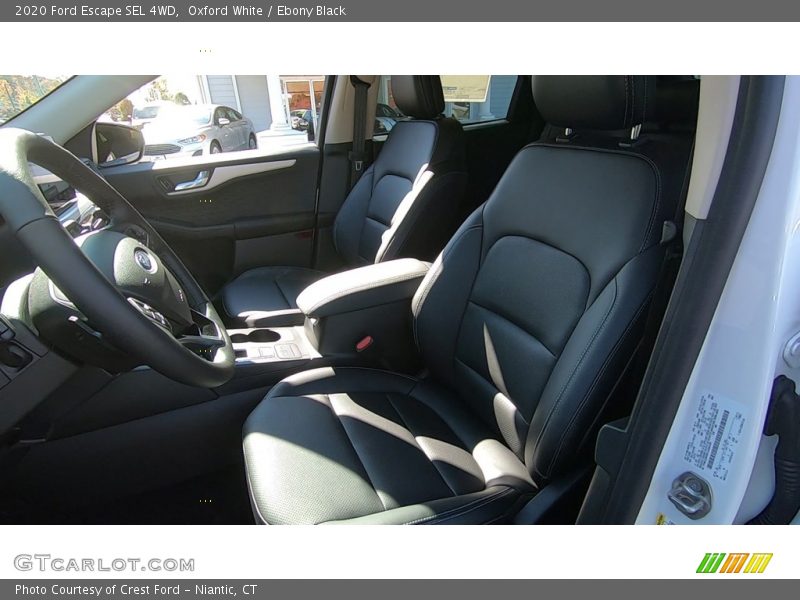 Oxford White / Ebony Black 2020 Ford Escape SEL 4WD