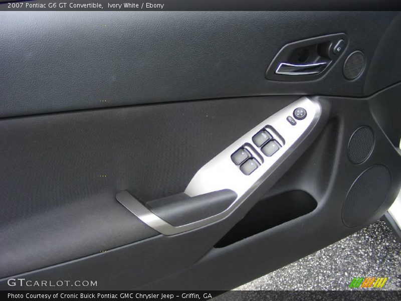 Ivory White / Ebony 2007 Pontiac G6 GT Convertible
