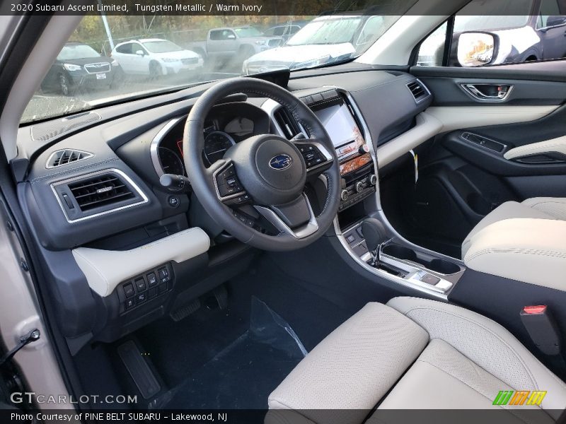  2020 Ascent Limited Warm Ivory Interior