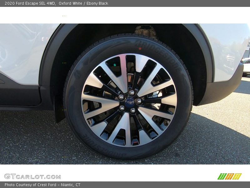 Oxford White / Ebony Black 2020 Ford Escape SEL 4WD