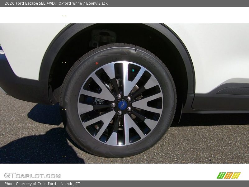 Oxford White / Ebony Black 2020 Ford Escape SEL 4WD
