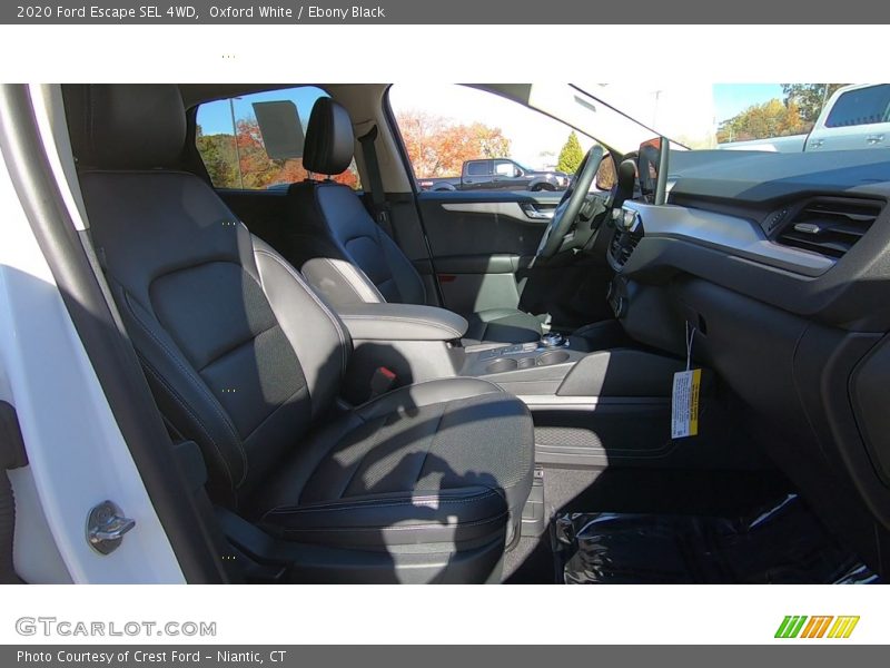 Oxford White / Ebony Black 2020 Ford Escape SEL 4WD