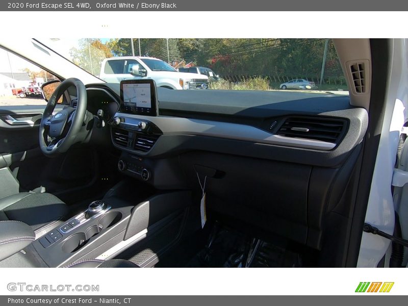 Oxford White / Ebony Black 2020 Ford Escape SEL 4WD