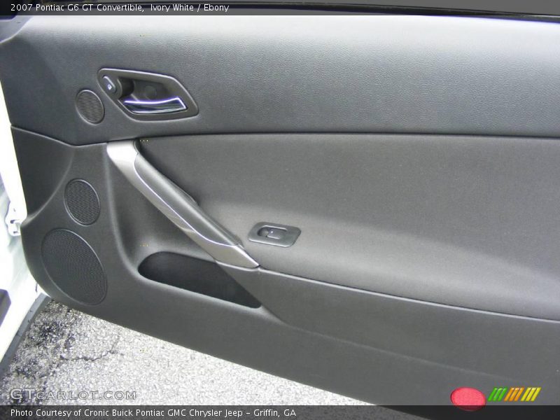 Ivory White / Ebony 2007 Pontiac G6 GT Convertible
