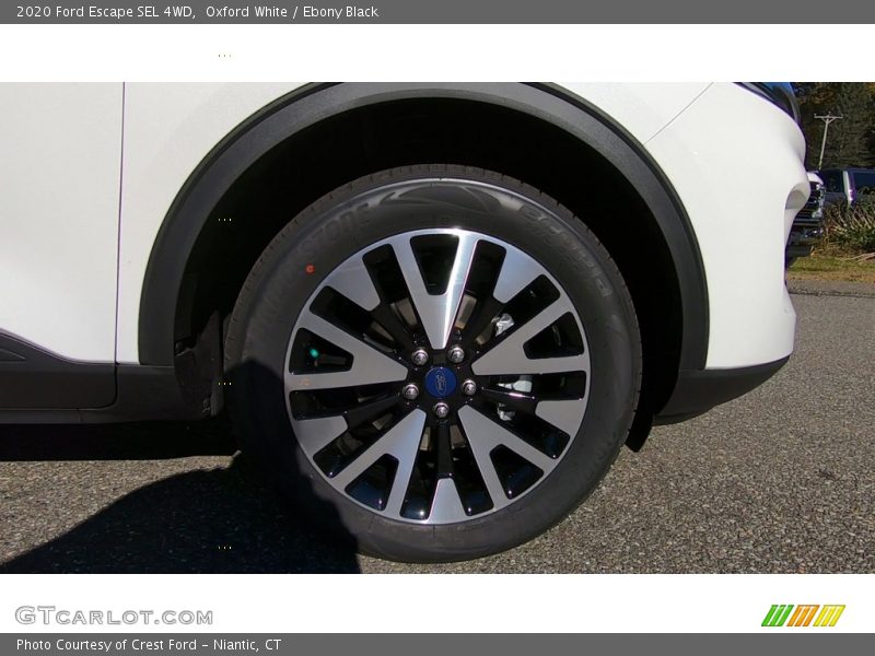 Oxford White / Ebony Black 2020 Ford Escape SEL 4WD