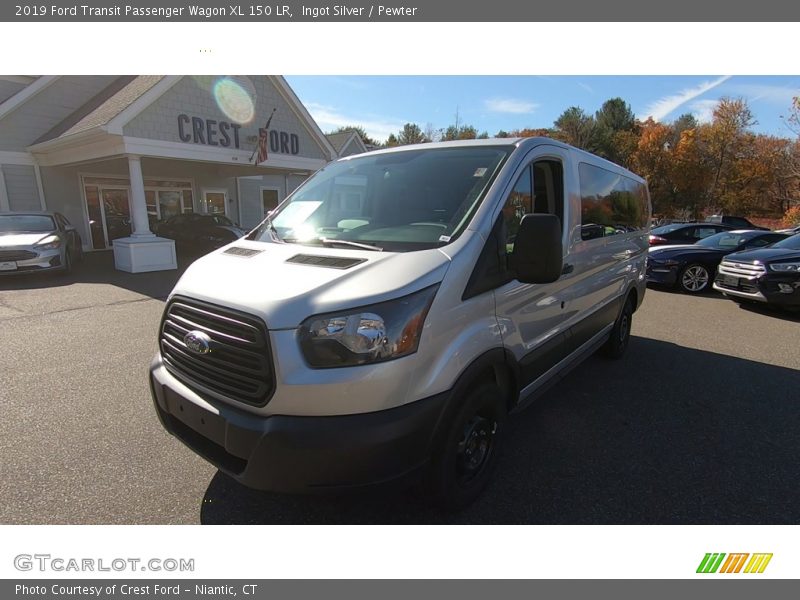Ingot Silver / Pewter 2019 Ford Transit Passenger Wagon XL 150 LR