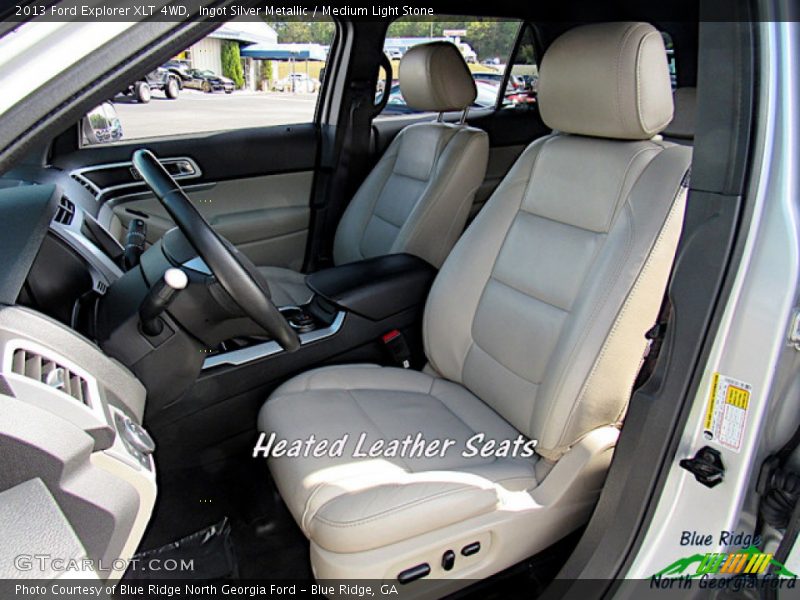 Ingot Silver Metallic / Medium Light Stone 2013 Ford Explorer XLT 4WD