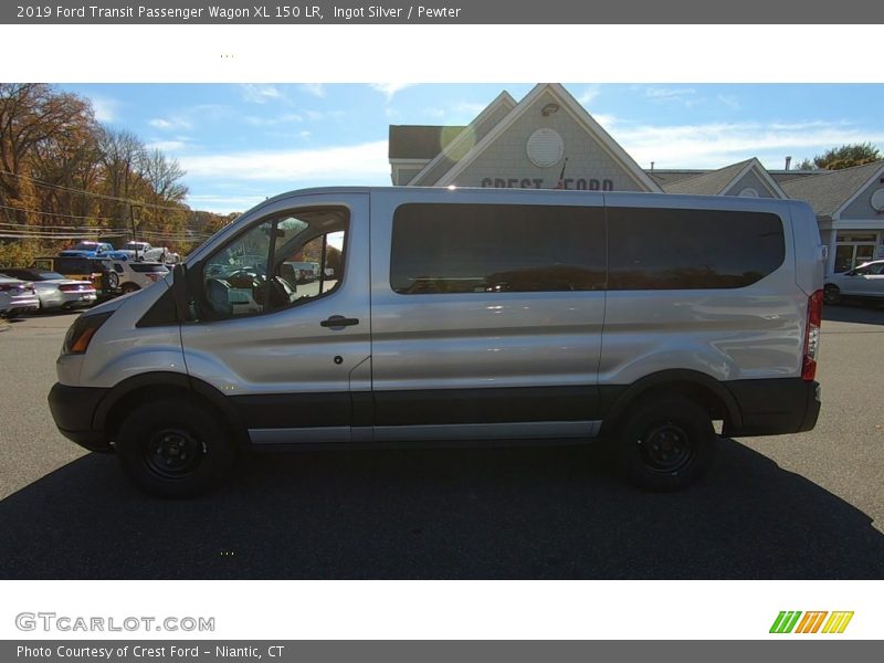 Ingot Silver / Pewter 2019 Ford Transit Passenger Wagon XL 150 LR