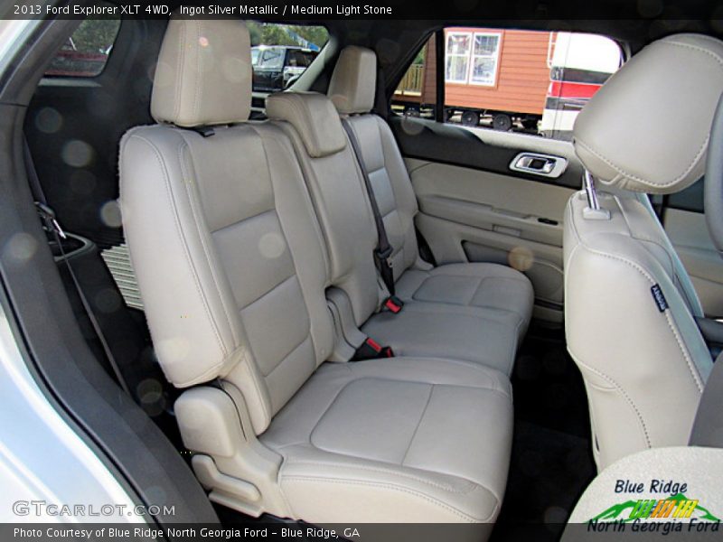 Ingot Silver Metallic / Medium Light Stone 2013 Ford Explorer XLT 4WD