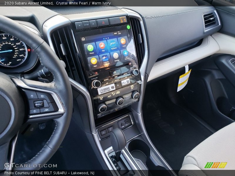 Crystal White Pearl / Warm Ivory 2020 Subaru Ascent Limited