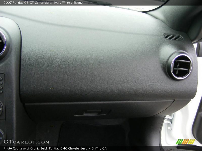 Ivory White / Ebony 2007 Pontiac G6 GT Convertible
