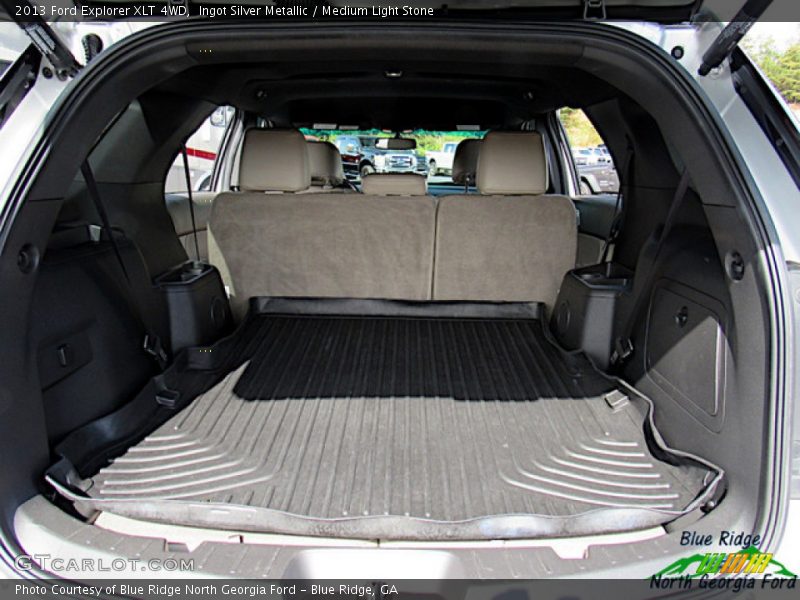 Ingot Silver Metallic / Medium Light Stone 2013 Ford Explorer XLT 4WD