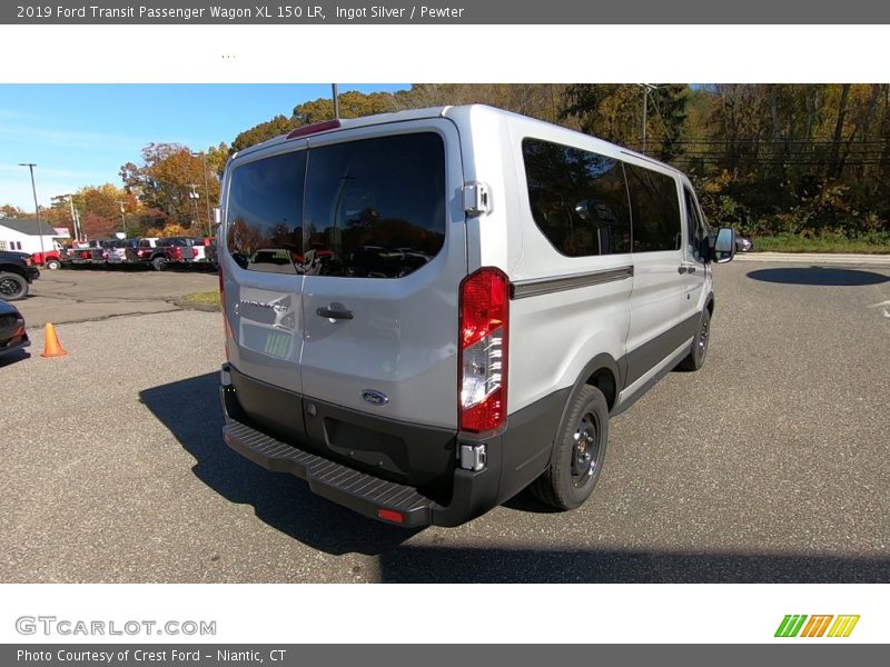 Ingot Silver / Pewter 2019 Ford Transit Passenger Wagon XL 150 LR