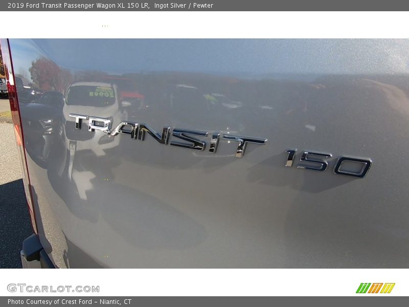 Ingot Silver / Pewter 2019 Ford Transit Passenger Wagon XL 150 LR