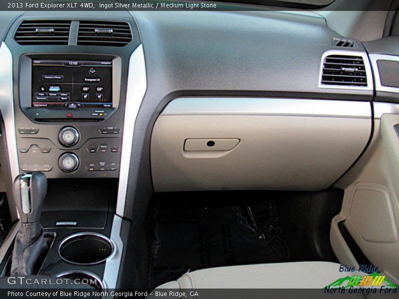 Ingot Silver Metallic / Medium Light Stone 2013 Ford Explorer XLT 4WD