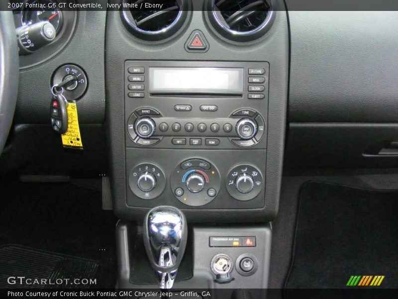 Ivory White / Ebony 2007 Pontiac G6 GT Convertible