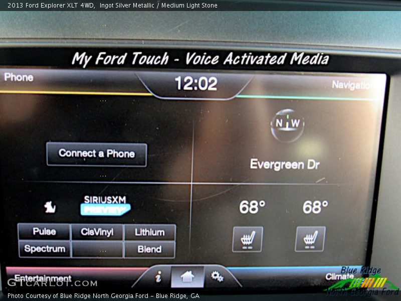 Ingot Silver Metallic / Medium Light Stone 2013 Ford Explorer XLT 4WD