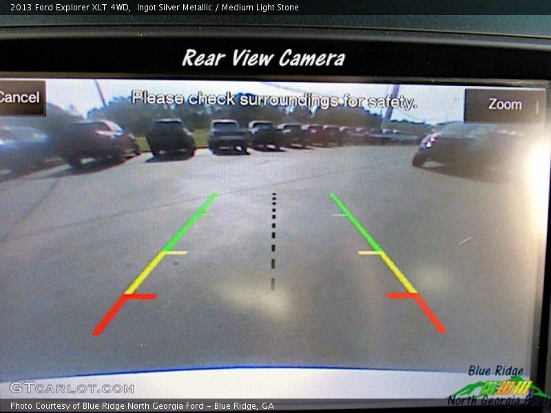 Ingot Silver Metallic / Medium Light Stone 2013 Ford Explorer XLT 4WD