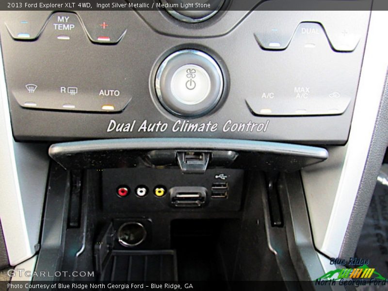 Ingot Silver Metallic / Medium Light Stone 2013 Ford Explorer XLT 4WD