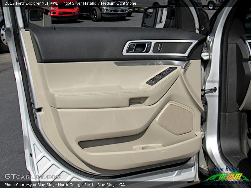 Ingot Silver Metallic / Medium Light Stone 2013 Ford Explorer XLT 4WD