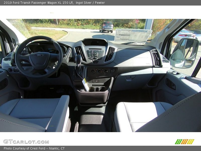 Ingot Silver / Pewter 2019 Ford Transit Passenger Wagon XL 150 LR