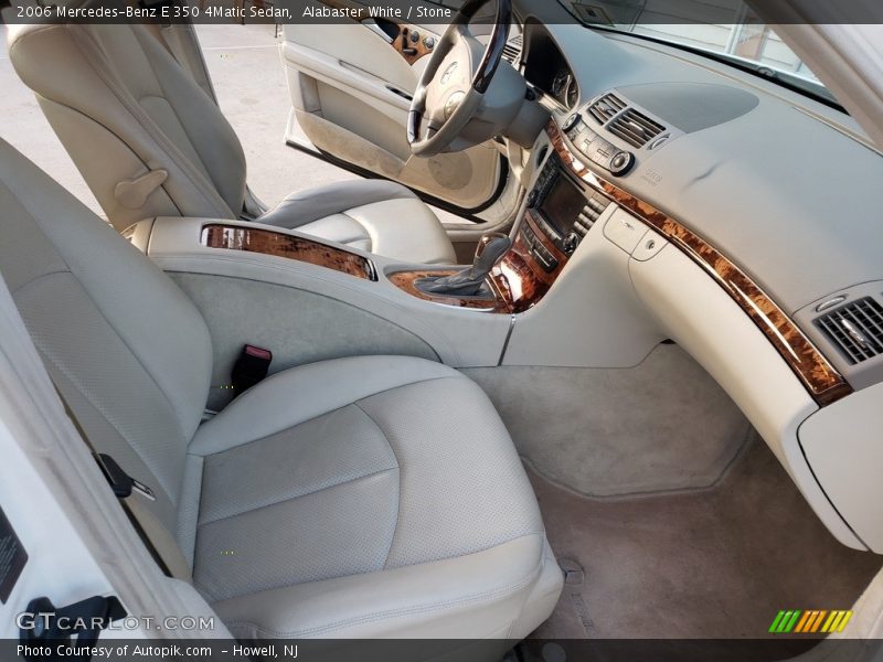 Alabaster White / Stone 2006 Mercedes-Benz E 350 4Matic Sedan