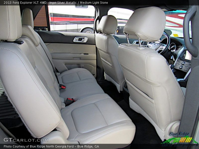 Ingot Silver Metallic / Medium Light Stone 2013 Ford Explorer XLT 4WD