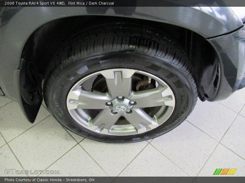 Flint Mica / Dark Charcoal 2008 Toyota RAV4 Sport V6 4WD