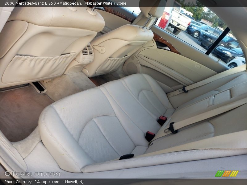 Alabaster White / Stone 2006 Mercedes-Benz E 350 4Matic Sedan