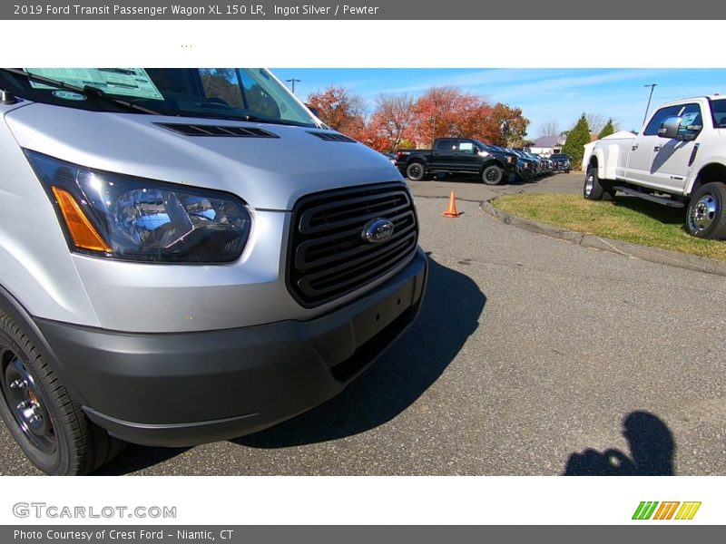 Ingot Silver / Pewter 2019 Ford Transit Passenger Wagon XL 150 LR