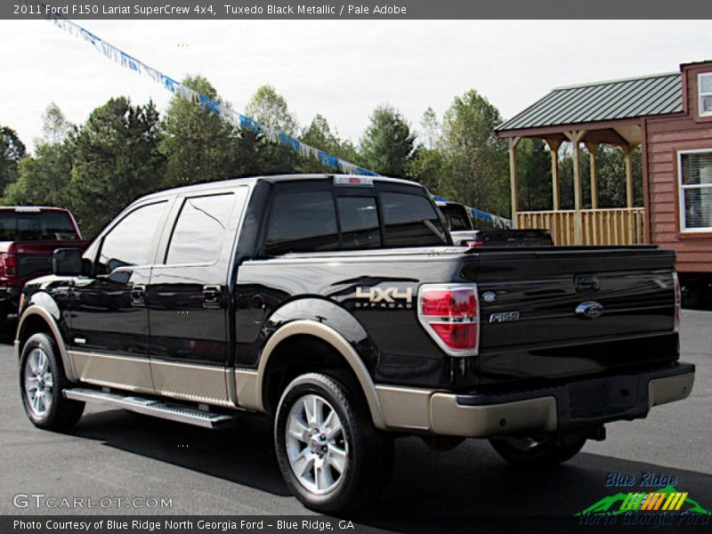 Tuxedo Black Metallic / Pale Adobe 2011 Ford F150 Lariat SuperCrew 4x4