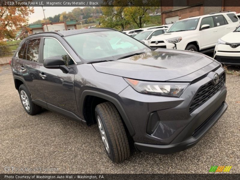 Magnetic Gray Metallic / Black 2019 Toyota RAV4 LE