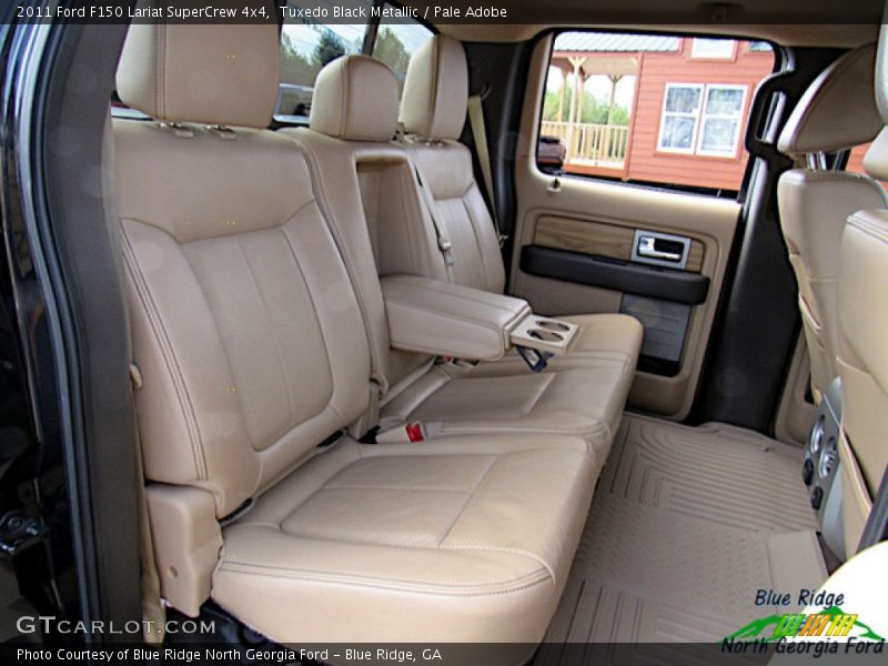 Tuxedo Black Metallic / Pale Adobe 2011 Ford F150 Lariat SuperCrew 4x4