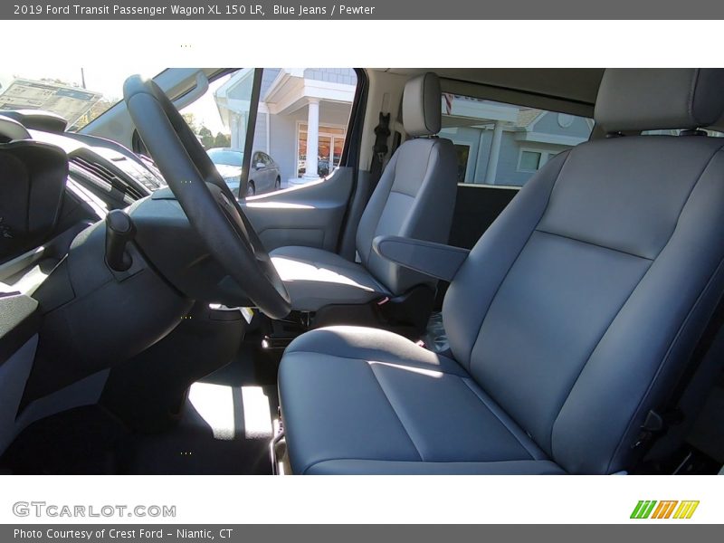 Blue Jeans / Pewter 2019 Ford Transit Passenger Wagon XL 150 LR