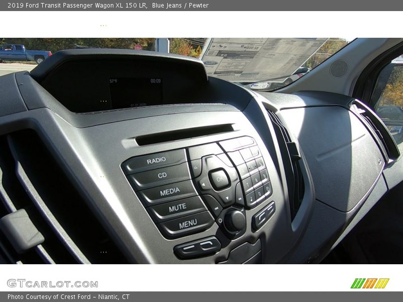 Blue Jeans / Pewter 2019 Ford Transit Passenger Wagon XL 150 LR