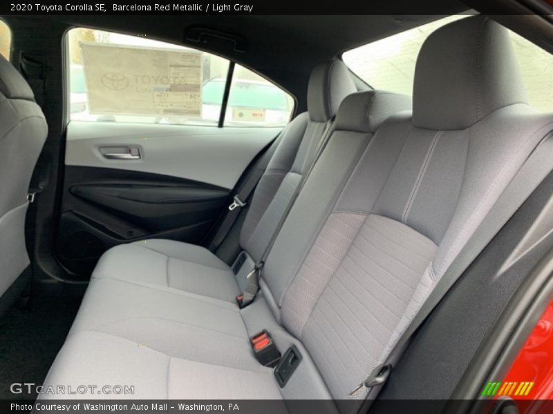 Barcelona Red Metallic / Light Gray 2020 Toyota Corolla SE