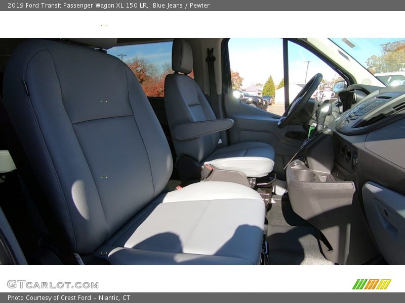 Blue Jeans / Pewter 2019 Ford Transit Passenger Wagon XL 150 LR